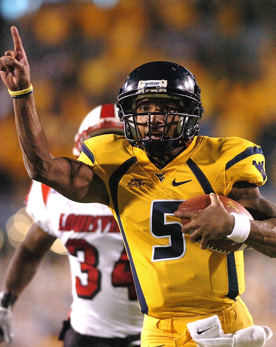 West Virginia gold football uniform